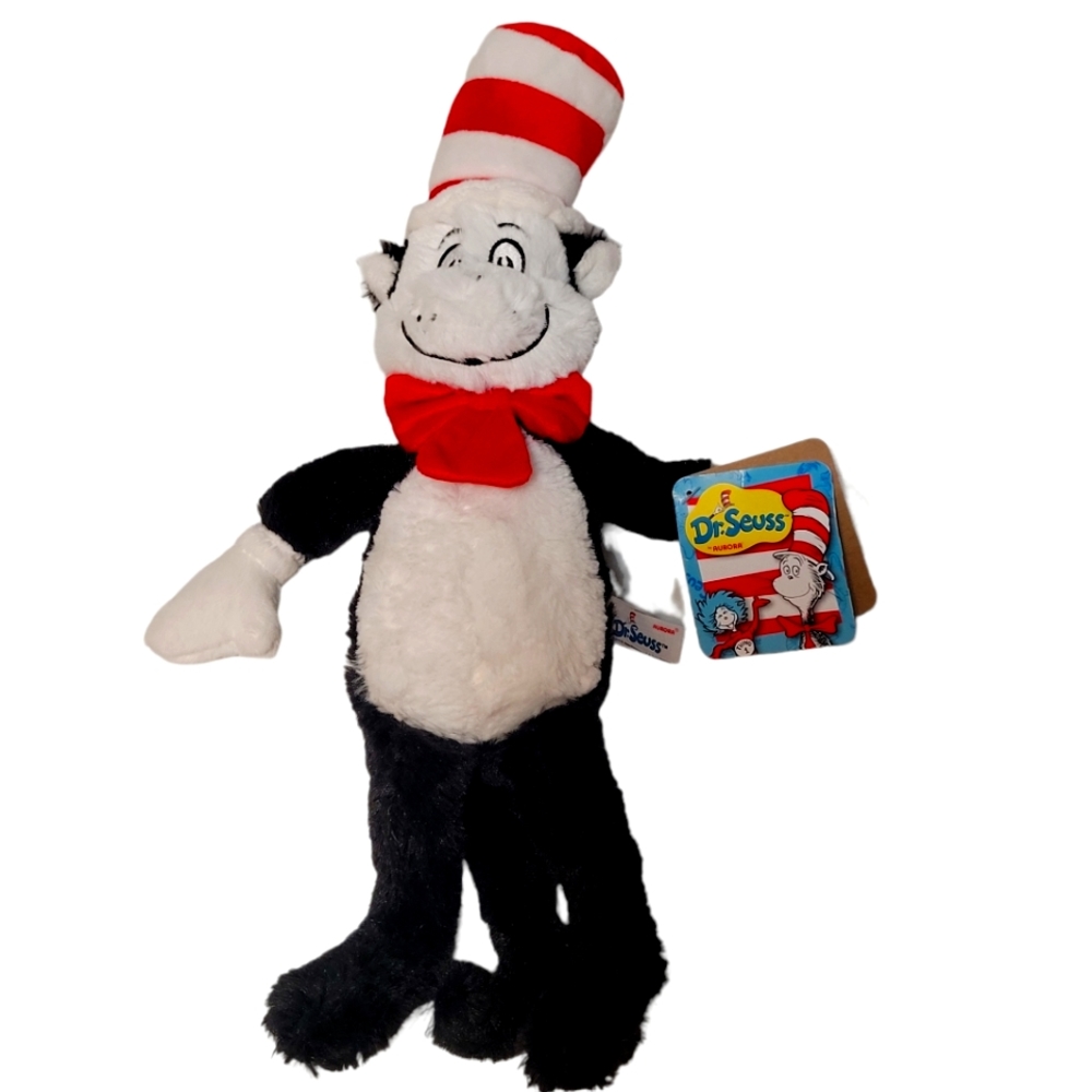New Dr. Seuss Cat in the Hat plush Aurora stuffed animal